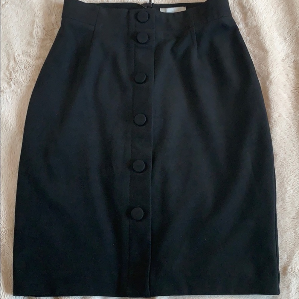 H&M Faux Suede Pencil Skirt